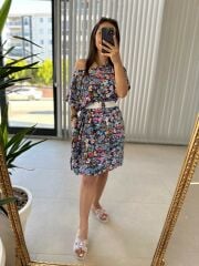 Fırsat Ürünü İndigo Çiçekli