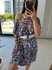 Fırsat Ürünü İndigo Çiçekli