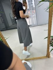 Ms Anthracite Skirt Trousers