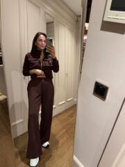 Art 6005 Fermuarlı Acı Kahve Modal Takım