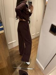 Art 6005 Fermuarlı Acı Kahve Modal Takım