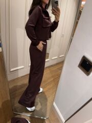 Art 6005 Fermuarlı Acı Kahve Modal Takım