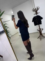 Ry 0008 Laci Gold Düğmeli Çelik Triko Takım