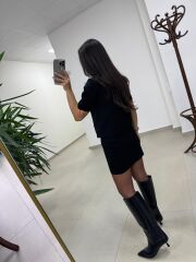 Ry 0008 Siyah Gold Düğmeli Çelik Triko Takım