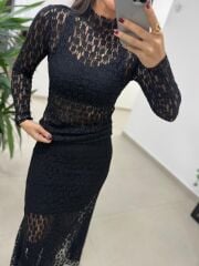 Bb 29891 Siyah Dantel Etek