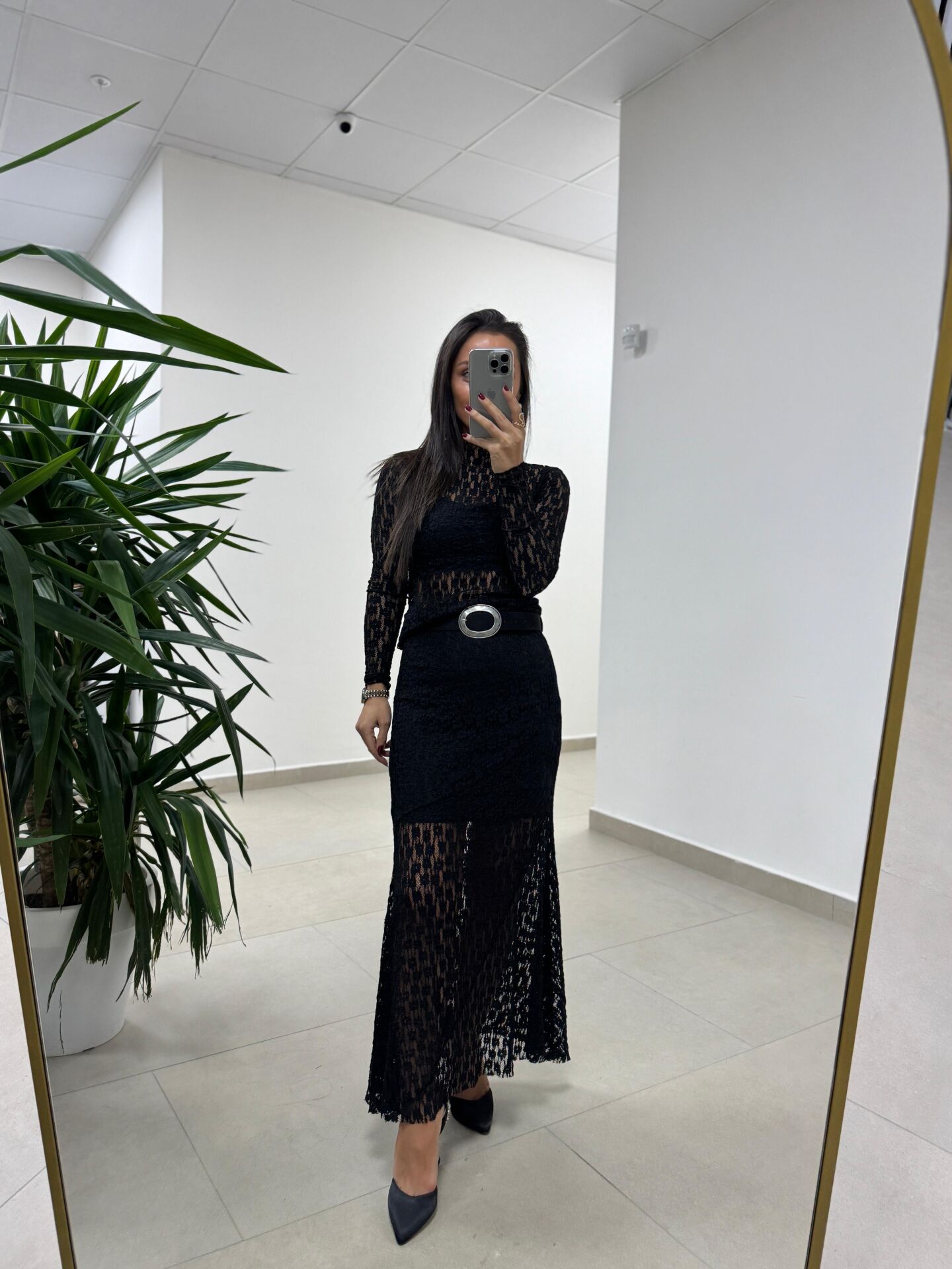 Bb 29891 Siyah Dantel Etek