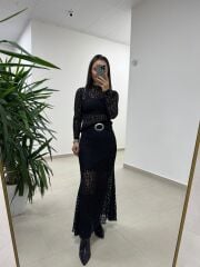 Bb 29891 Siyah Dantel Etek