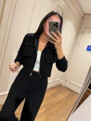 Art 6005 Fermuarlı Siyah Modal Takım