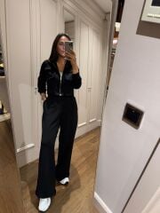 Art 6005 Fermuarlı Siyah Modal Takım