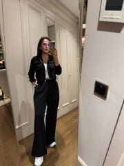 Art 6005 Fermuarlı Siyah Modal Takım