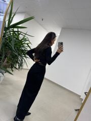 Ry 0144 Dantel Detaylı Triko Kalem Etek