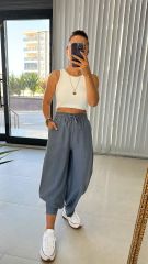 Sg Paça Fermuarlı Ligt Blue Pantolon