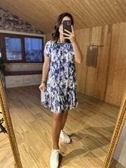 Laci Batik pattern madonna dress