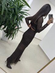 Bb 29891 Kahve Dantel Etek