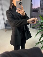 Kaşe Siyah Ceket