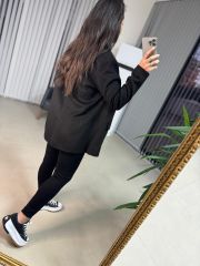 Kaşe Siyah Ceket
