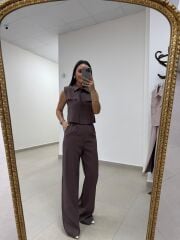 Art 4020 Vatkalı Tensel Palazzo Kahve Takım