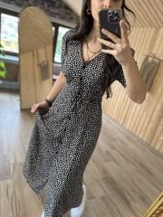My 3141 Black waist drawstring shirt dress