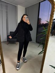 Zr. Siyah Denim Pantolon