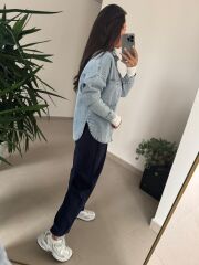 Spt 3448 Denim Gömlek Ceket