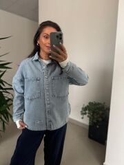 Spt 3448 Denim Gömlek Ceket