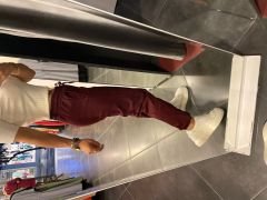 Bordo gabardin pantolon