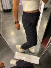 Lacivert gabardin pantolon
