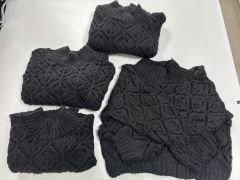 Ajurlu Zr Siyah Triko