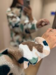 Mz 22684 Çok Renkli Fermuarlı Sweat