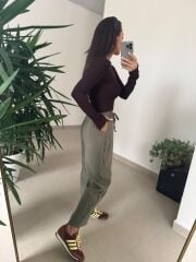 İb 4473 Haki Tensel Pantolon