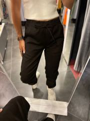 Siyah gabardin pantolon