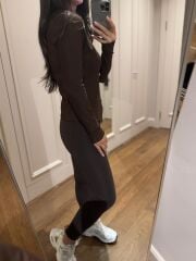 Mz 21303 Gold Düğmeli A.Kahve Fitilli Bluz