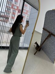 Art 4020 Vatkalı Tensel Palazzo Mint Yeşili Takım