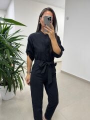 Dv 71553 Siyah Süet Tulum