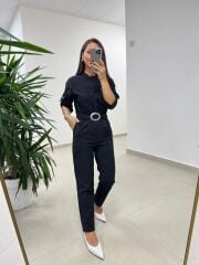 Dv 71553 Siyah Süet Tulum