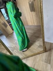 Zr oversize yeşil gömlek elb