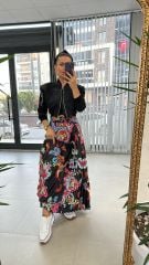 Ms Saten Pileli Etek