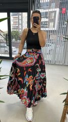 Ms Saten Pileli Etek