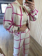 Keten bomber fuşya takım