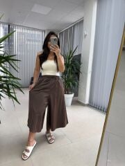 Dr 2563 Kahve Etekli Pantolon