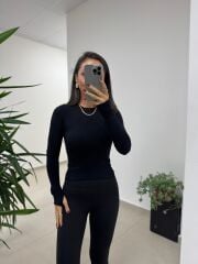 İb 4411 Parmak Geçmeli Siyah Body