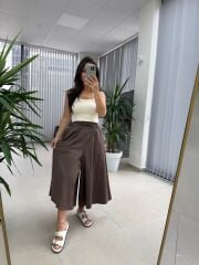 Dr 2563 Kahve Etekli Pantolon