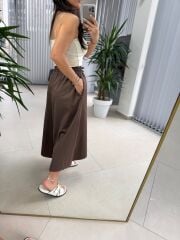 Dr 2563 Kahve Etekli Pantolon