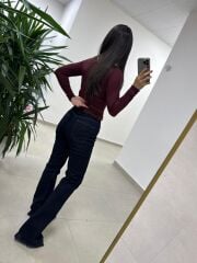 155 Bordo Gold Kare Tokalı Kemer