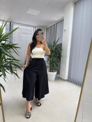 Dr 2563  Siyah Etekli Pantolon