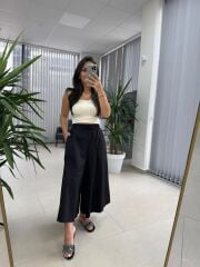 Dr 2563  Siyah Etekli Pantolon