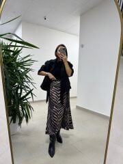 3040 Gold Halka Tokalı İnce Siyah Kemer