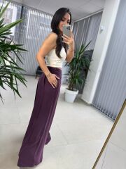 Cr 2013 Bohem Tensel Mürdüm Pantolon