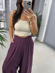 Cr 2013 Bohem Tensel Mürdüm Pantolon