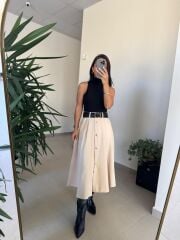 Np 1000 Marka Model Kemerli Elbise